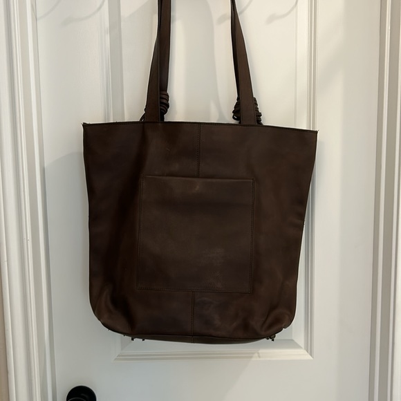 IDYLLWIND WOMEN'S BROWN ANTIOCH PIKE FRINGE TOTE HANDBAG - Picture 4 of 7